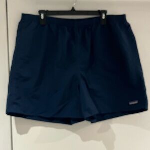 Patagonia Men's Athletic Shorts - Navy Blue